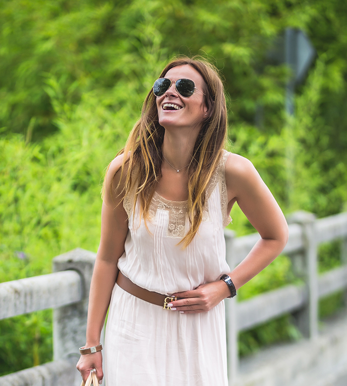 Hoss Intropia, ,vestido largo ,Vestido seda,vestido verano,personal Shopper ,Lucía Díez,vestido verano 2018,Precioso Vestido boda.