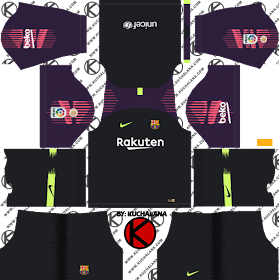 F.C. Barcelona 2018/19 Nike Kit - Dream League Soccer Kits