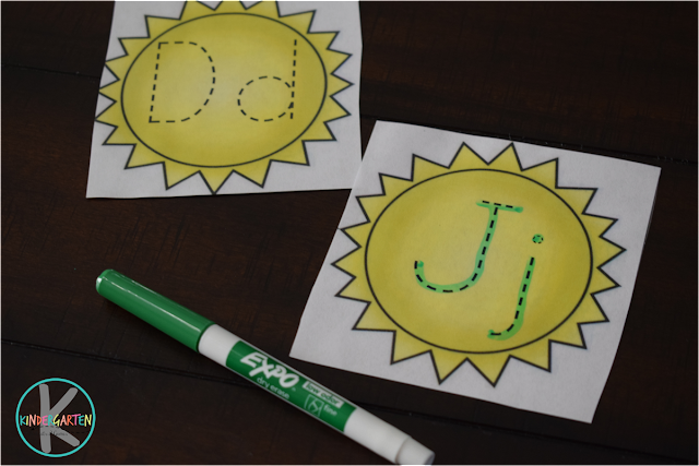 alphabet letters summer practice for preschool, kindergarten, and first grade