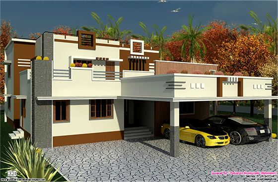 Kerala Home Design And Floor Plans, Small Underground Parking House Plans Indian Style