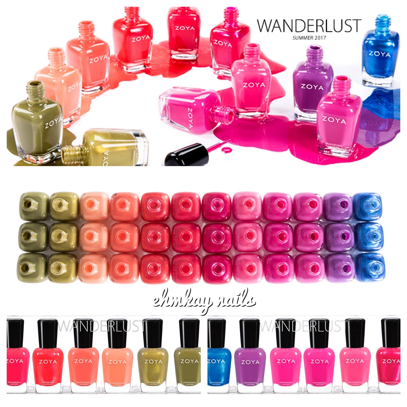 ehmkay nails: Zoya Wanderlust for Summer 2017