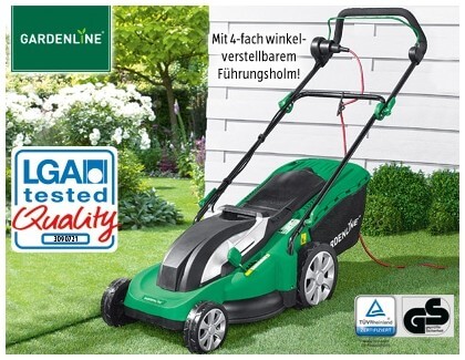 Mein ProduktTest Blog Gardenline ElektroRasenmäher GLM 43