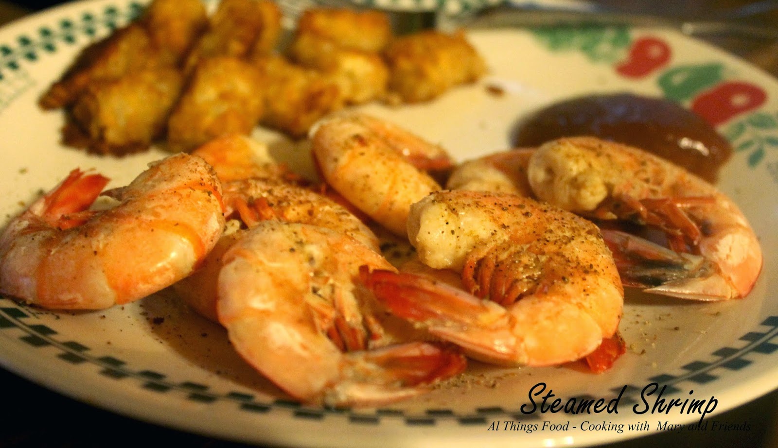 Cooking With Mary and Friends Steamed Shrimp