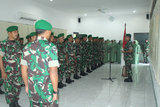 KODIM 0725/SRAGEN MUTASI 14 PERWIRA