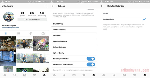 Tips Menghemat Kuota Internet Saat Main Instagram