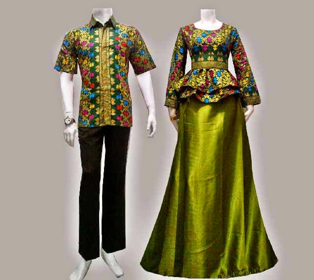  Baju  Batik  Gamis Modern Songket  Prodo Batik  Bagoes Solo