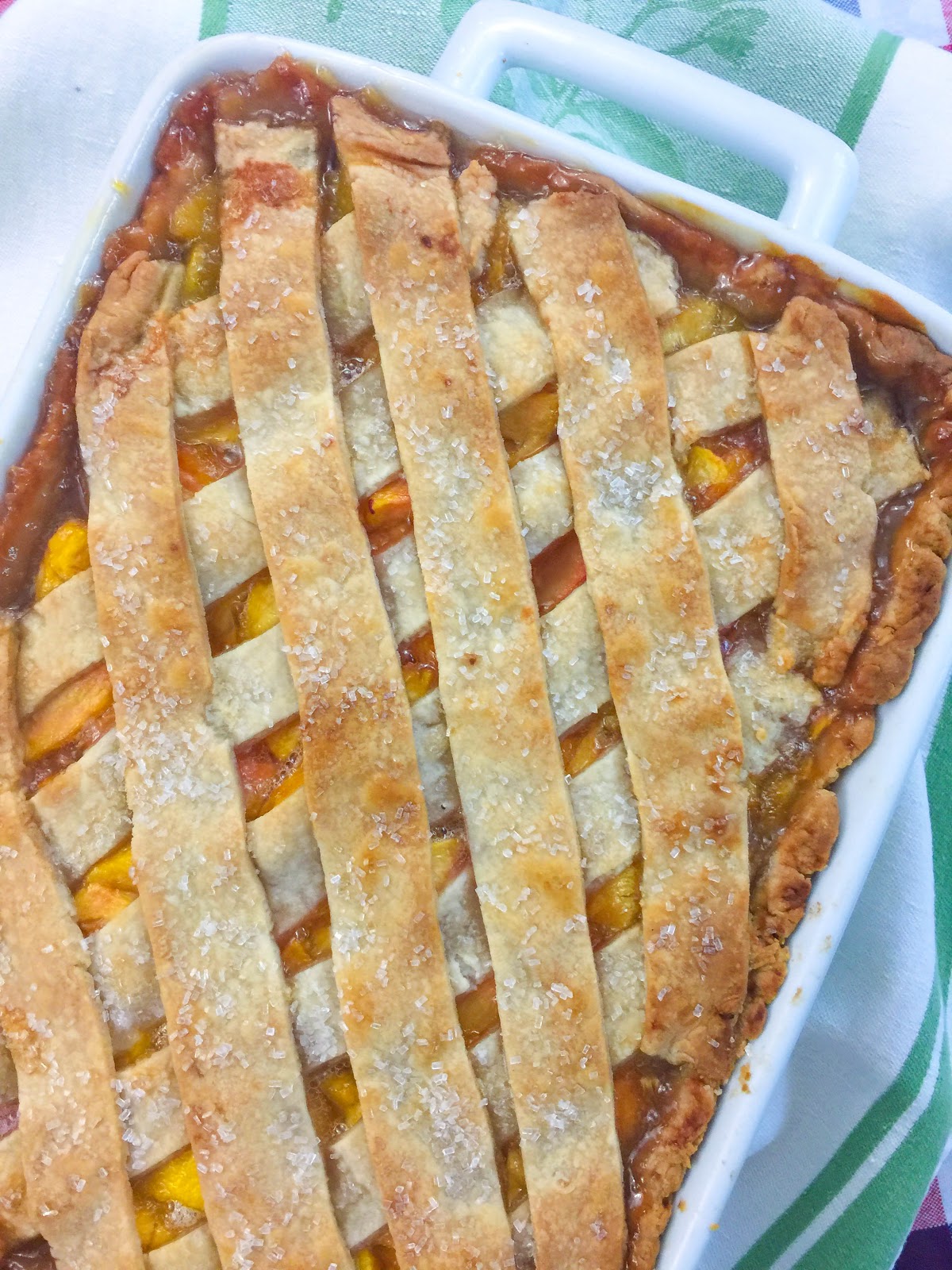 Fresh Peach Cobbler With A Homemade Double Crust {Granny's Recipe}