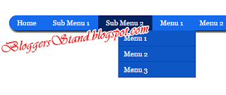 CSS3 Blue Thin Style