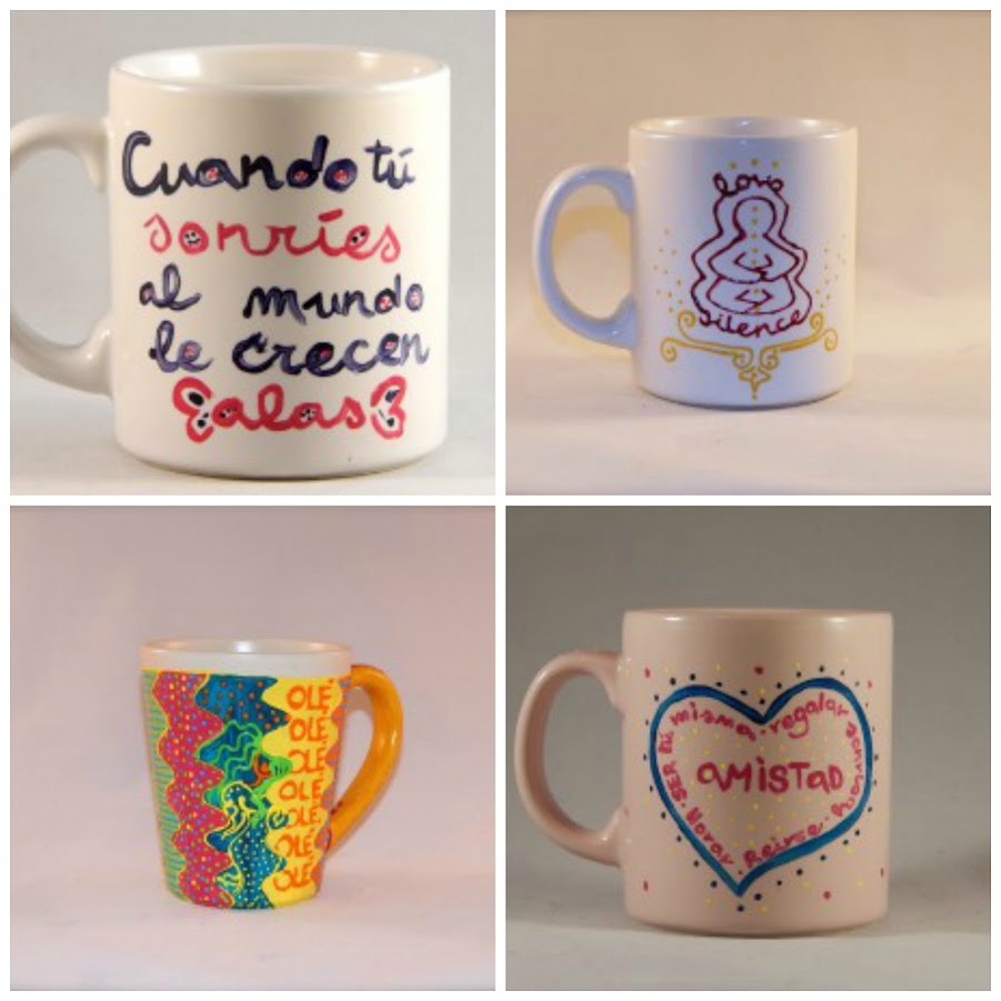 Decora tus tazas con pintura decorativa