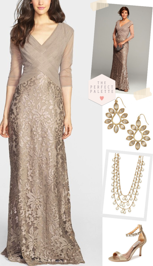 copper colored mother of the bride dresses
