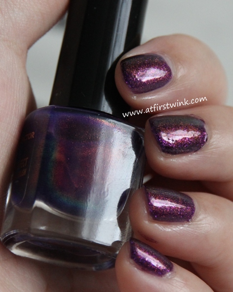 Max Factor Max Effect mini nail polish 45 - Fantasy Fire used as top coat