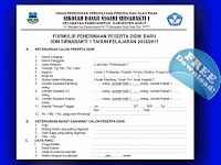 Contoh Formulir PSB ( Penerimaan Siswa Baru ) SD dan SMP Tahun 2016/2017 Sesuai Dapodik Contoh Formulir PSB ( Penerimaan Siswa Baru ) SD dan SMP Tahun 2016/2017 Sesuai Dapodik