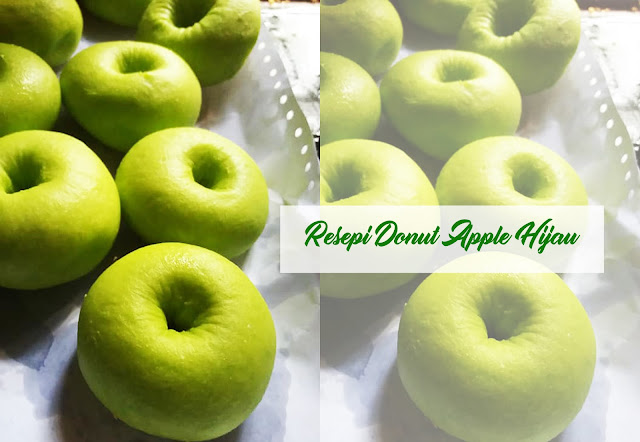 Resepi Donut Apple Hijau