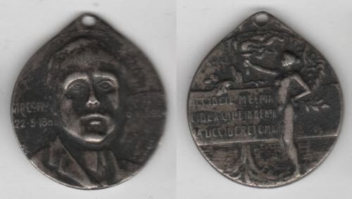 medaglia Giacomo Matteotti 1924 con motto