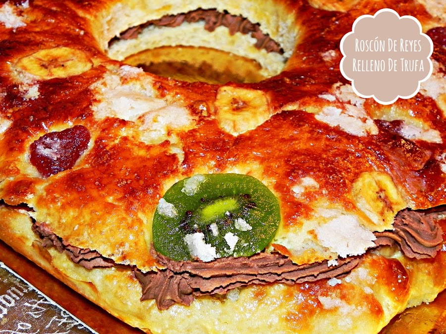 ROSCÓN DE REYES RELLENO DE TRUFA 