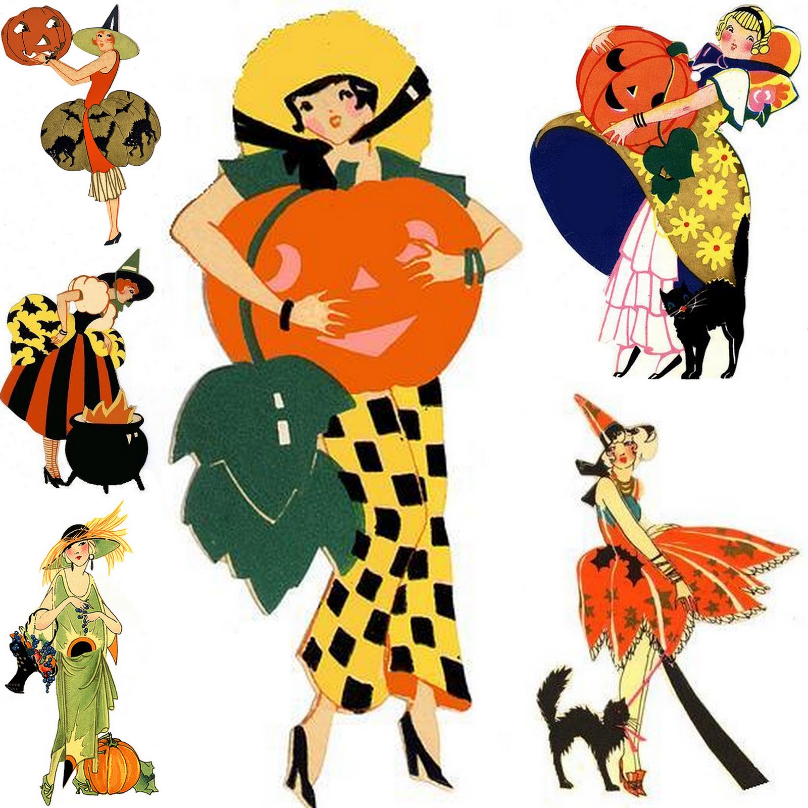 vintage clip art halloween - photo #20