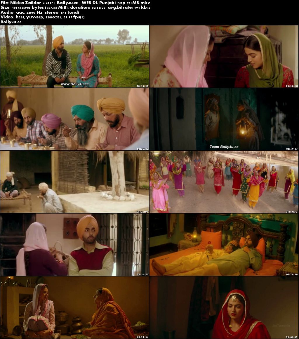 Nikka Zaildar 2 2017 WEB-DL 950MB Full Punjabi Movie Download 720p