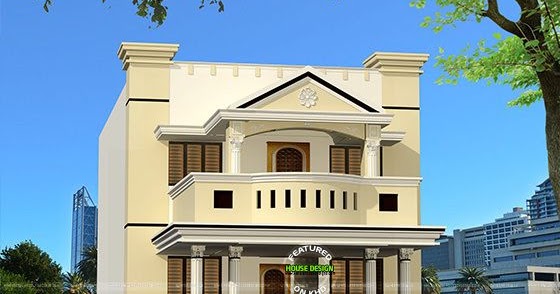 Tamilnadu style modern home in 2200 sq-ft - Kerala home design and