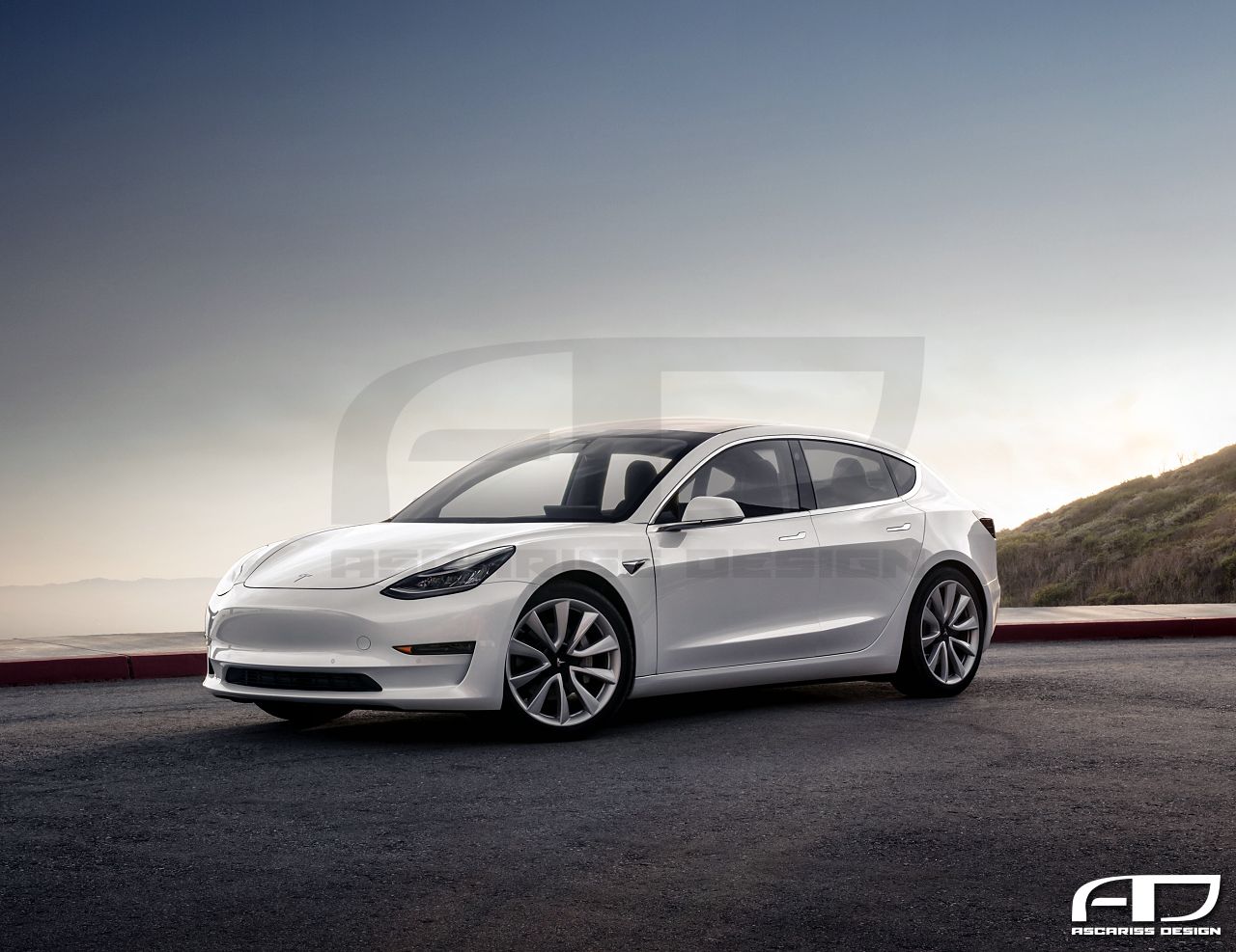 Ascariss Design Tesla Model 3 Hatchback