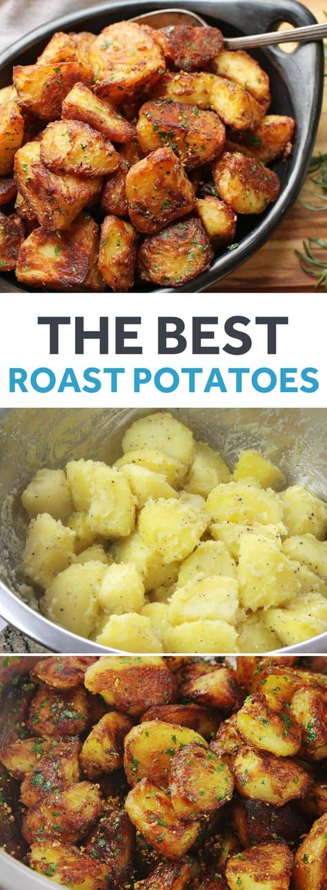 These roast potatoes maximize the crisp-to-creamy contrast in each chunk of potato. We've tested and retested every variable, from cut size to potato type to boiling and roasting methods. The result is this recipe, which we firmly and un-humbly believe will deliver the greatest roast potatoes you've ever tasted: incredibly crisp and crunchy on the outside, with centers that are creamy and packed with potato flavor. We dare you to make them and not love them. We double-dare you. These roast potatoes maximize the crisp-to-creamy contrast in each chunk of potato. We've tested and retested every variable, from cut size to potato type to boiling and roasting methods. The result is this recipe, which we firmly and un-humbly believe will deliver the greatest roast potatoes you've ever tasted: incredibly crisp and crunchy on the outside, with centers that are creamy and packed with potato flavor. We dare you to make them and not love them. We double-dare you.