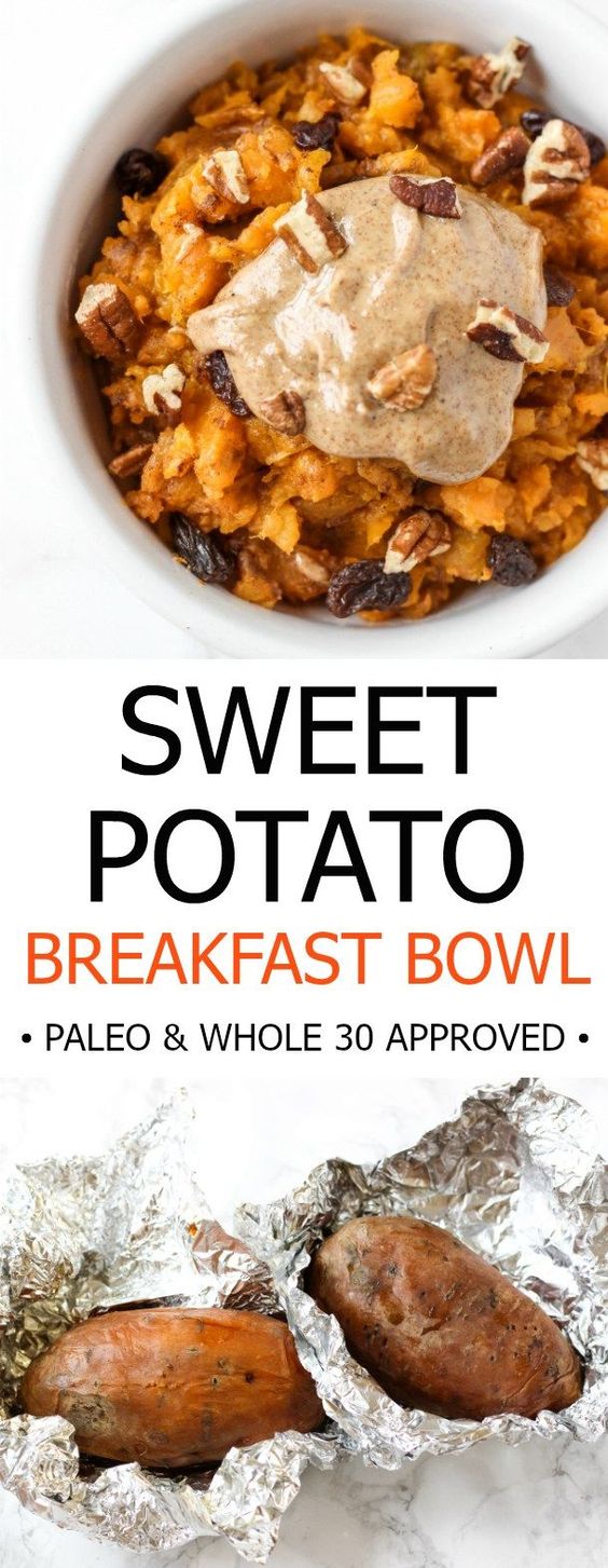 SWEET POTATO BREAKFAST BOWL #sweetpotato #potato #breakfast #breakfastrecipes #breakfastideas SWEET POTATO BREAKFAST BOWL #sweetpotato #potato #breakfast #breakfastrecipes #breakfastideas