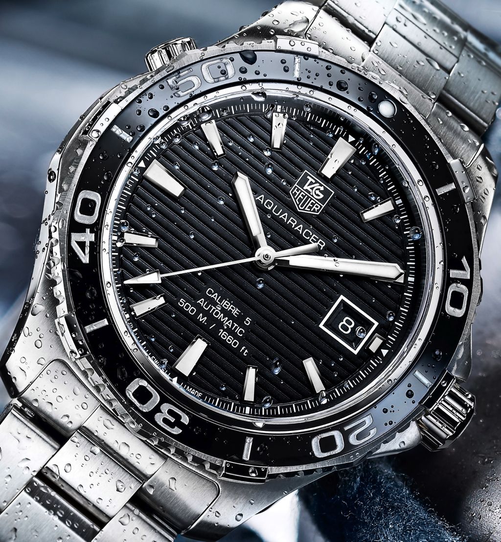 the 2012 aquaracer series presented by tag heuer introduces a revised ...