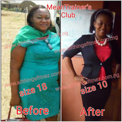 How Stella transformed her body (size 18 to size 10) in a few weeks!