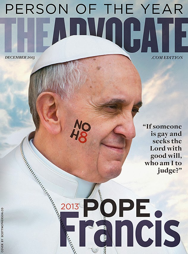 Papa Francisco é escolhido como “Personalidade do Ano” pela maior revista gay do mundo