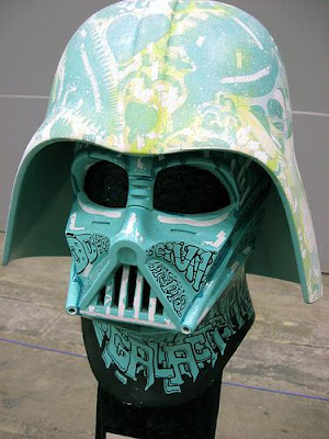 cascos creativos diseño de Casco de Darth Vader de Star Wars muy artísticos.