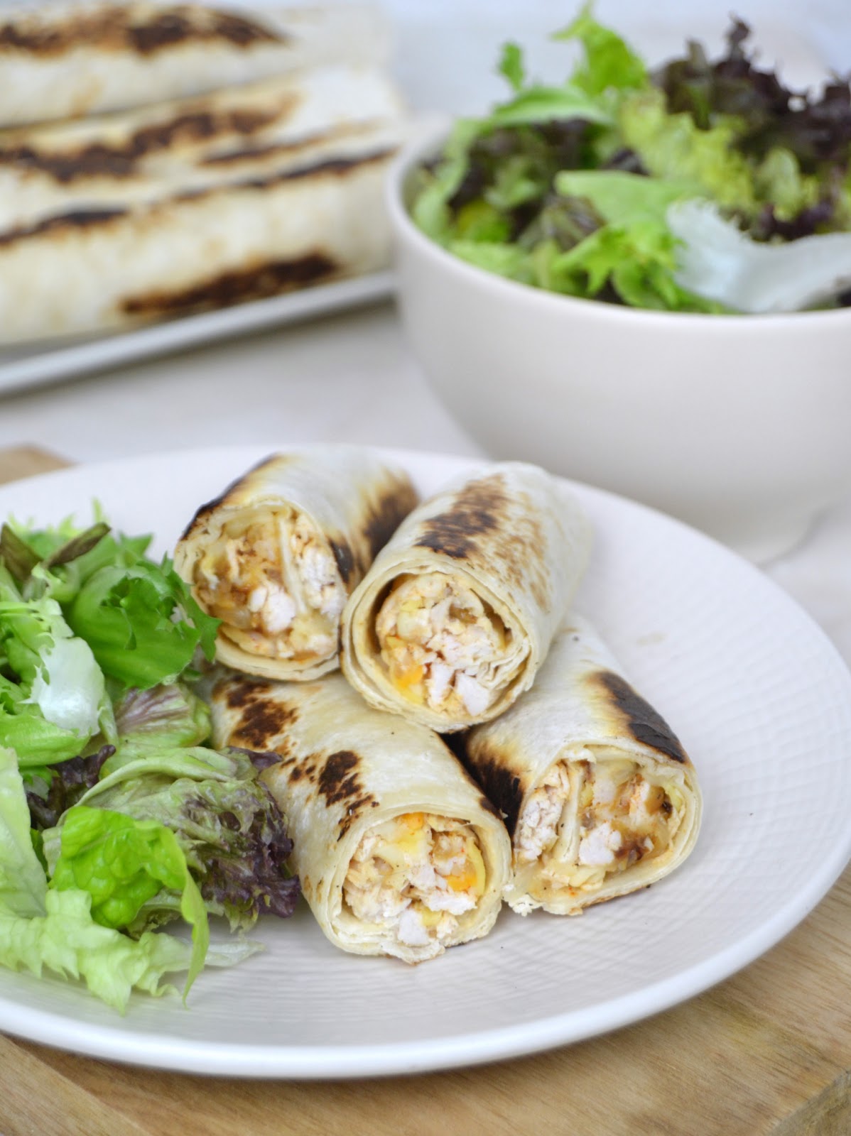 Flautas de pollo con queso Cuuking! Recetas de cocina