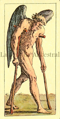 Tarot de Mitelli:El Ermitaño Tarot de Mitelli:El Ermitaño