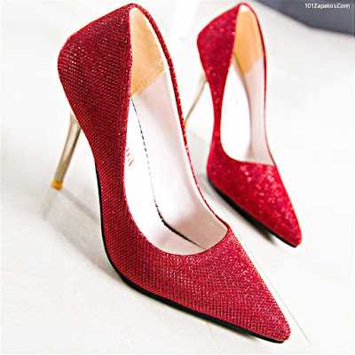 Zapatos de novia color rojo Zapatos de novia color rojo