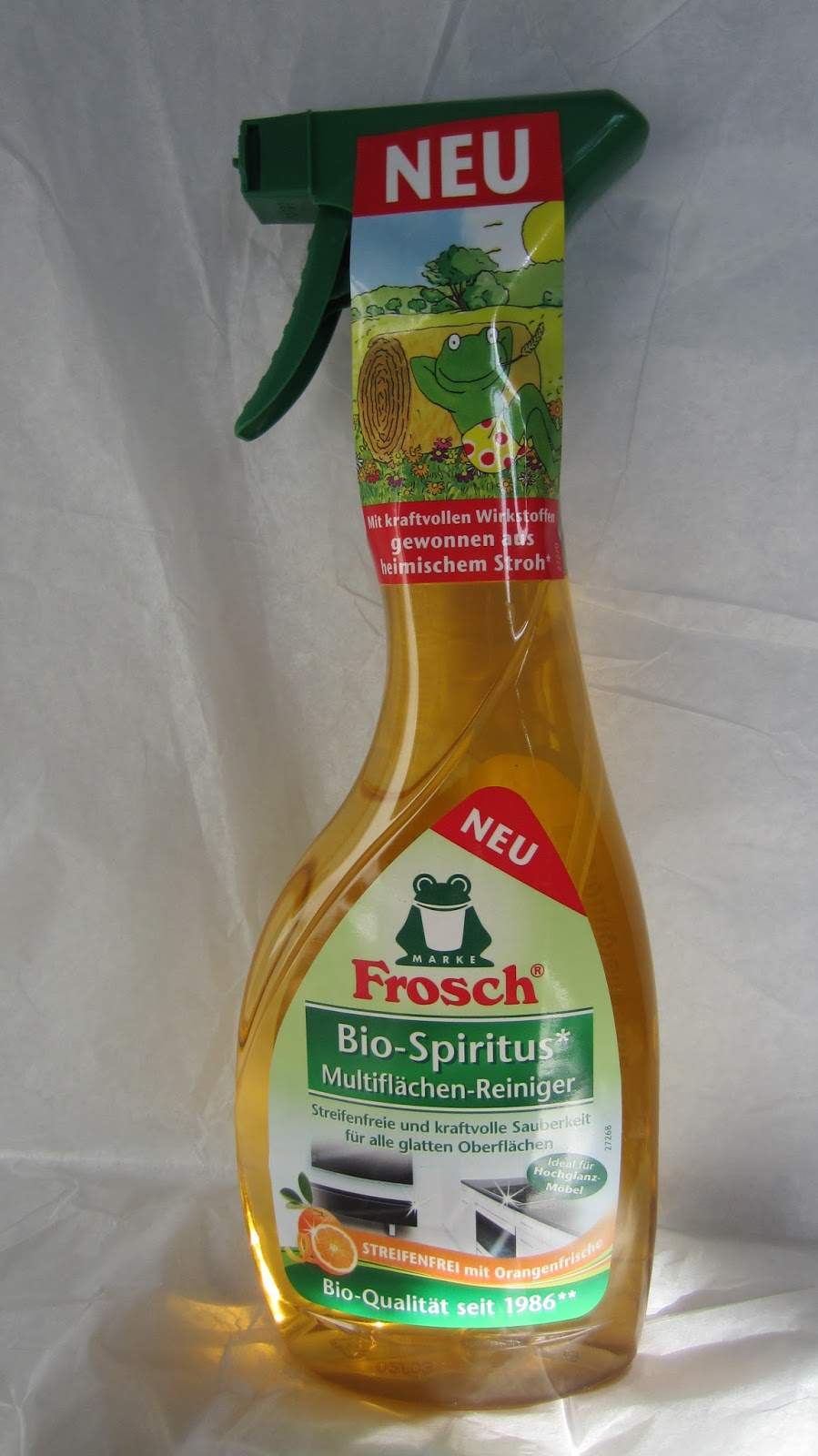 Erdbeersekt - Testen und Bewerten: Produkttest: Frosch Bio-Spiritus ...