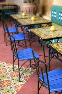 mesas cerámica para cafetería sillas para cafetería