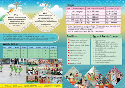 Contoh Desain Brosur Sekolah Islam TK, SD, SMP, dan SMA Update Terbaru https://www.quotesbahasainggris.com/2018/04/contoh-desain-brosur-sekolah-islam-tk-sd-smp-dan-sma-update-terbaru.html