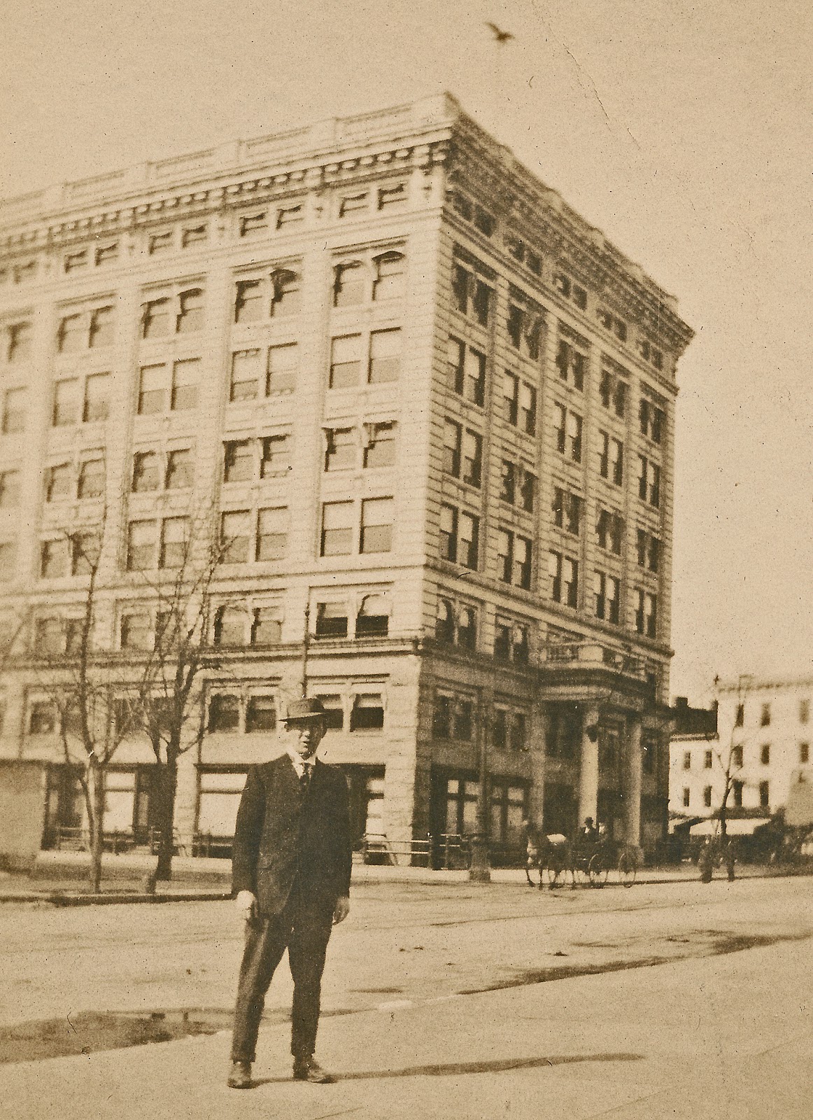 General Anson Mills And His Office Building on Pennsylvania Avenue