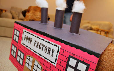 Poop Factory Dog Costume