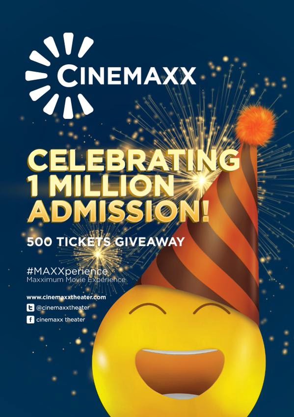 Kuis 1 Juta Penonton Hadiah 500 Tiket Cinemaxx Theater