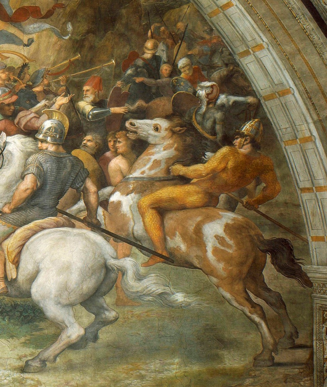 Папа лев 1. «Аттила под стенами Рима» (1513—1514).