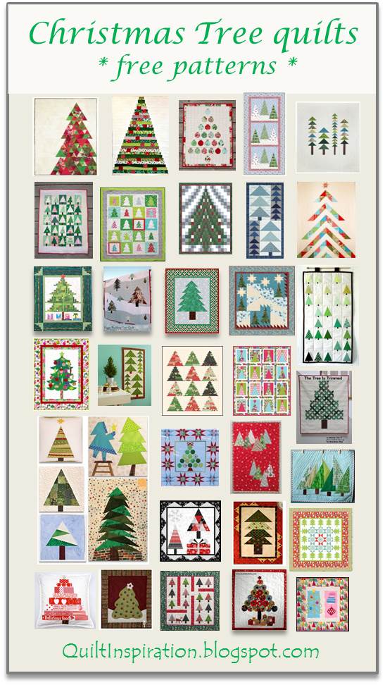 Quilt Inspiration Free Pattern Day Christmas Quilts Part 1 Trees