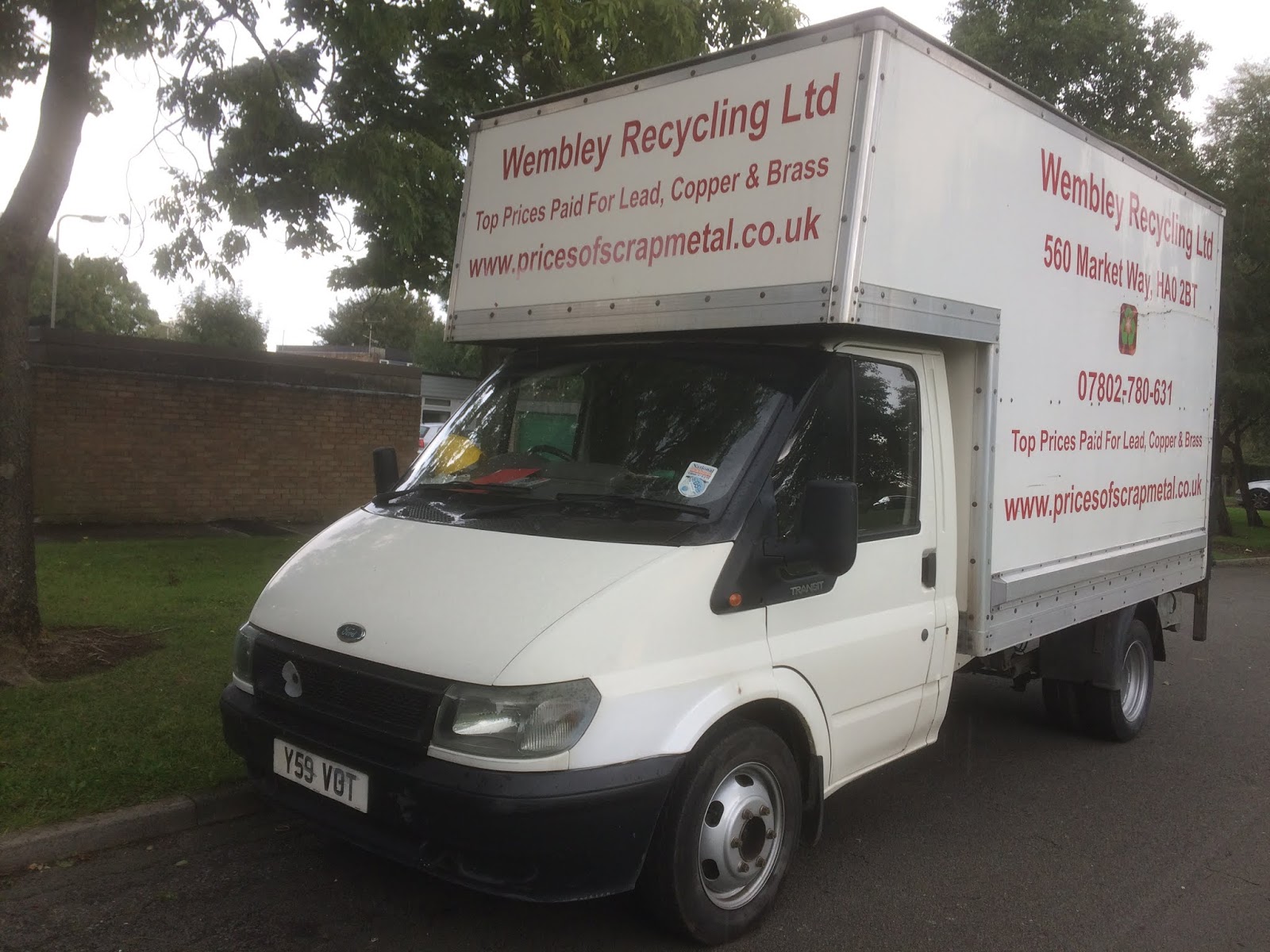 Scrap Copper Yard We also Buy Lead, Brass & Cables..... Address 560