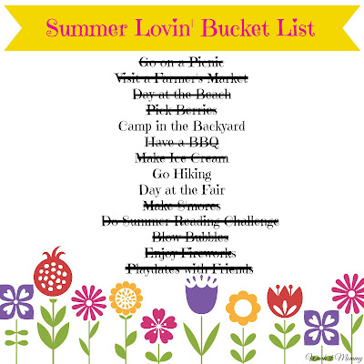 Summer bucket list