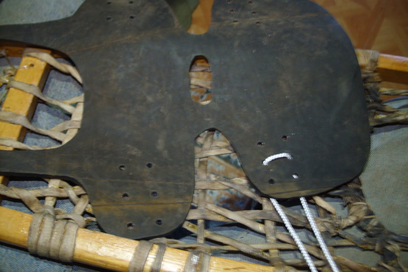 Forest House Farm DIY Snow Shoe Bindings