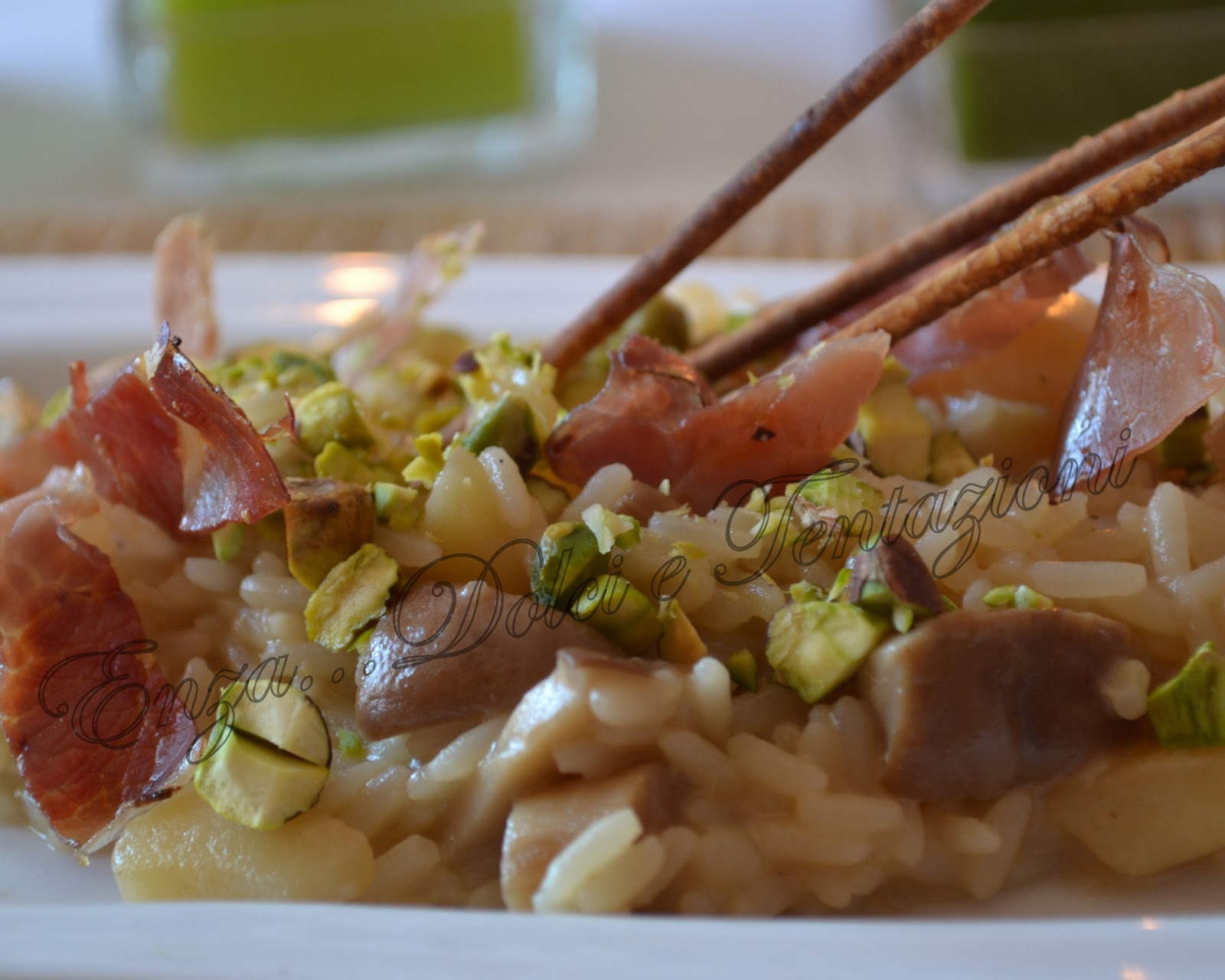 dolcidecorazionietentazioni Risotto ai Porcini con Patate e Scaglie