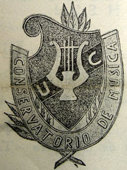 Escudo del Conservatorio (Quito, 1945)