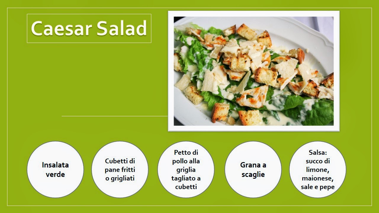 il ricettario da stampare - caesar salad