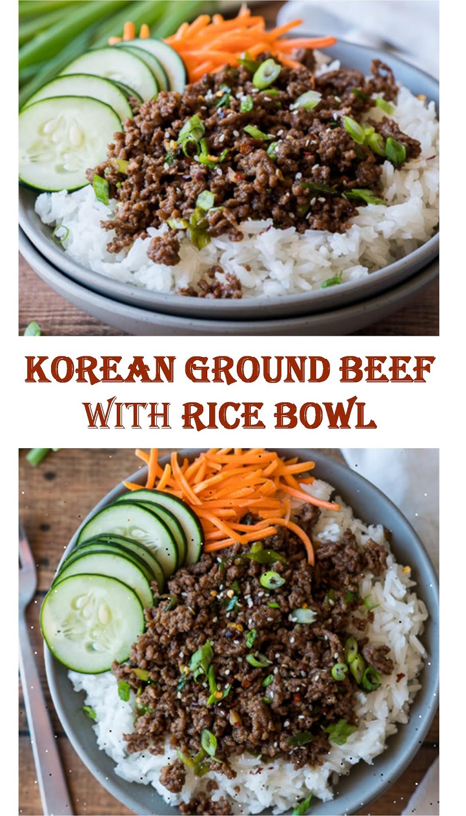 1305 Reviews: My BEST #Recipes >> Korean Ground #Beef with Rice Bowl