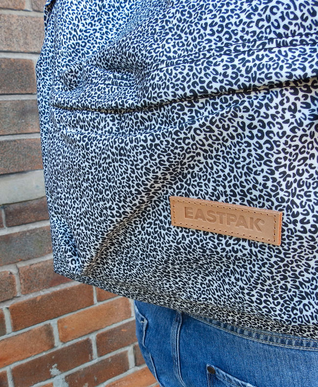 Eastpak Cheetah Padded Pak'R Backpack uk fashion blogger liverpool outfit post