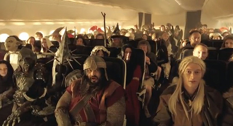 Hobbit-inspired Safety Video by peter jackson