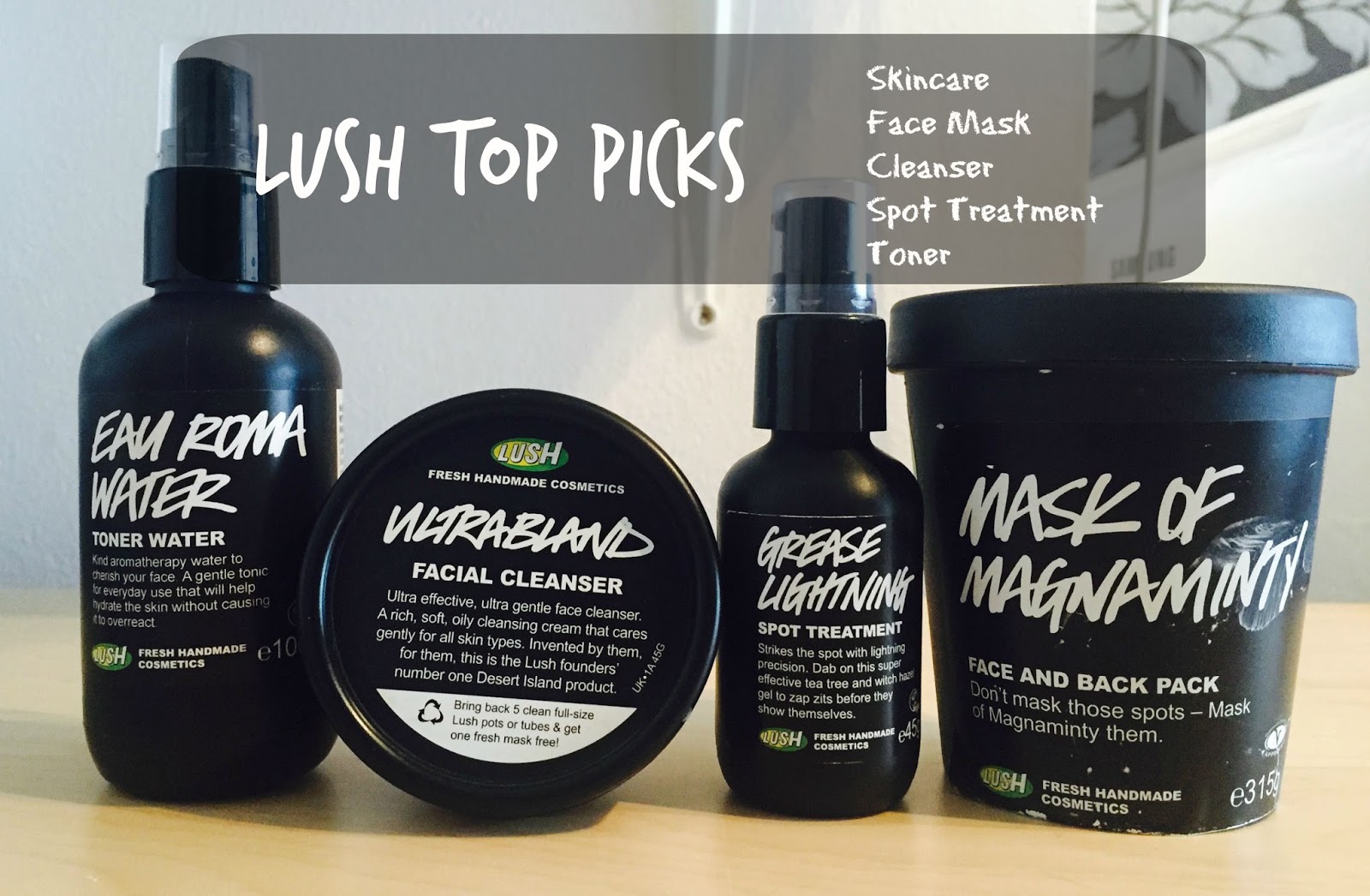 Lush Top Picks Skincare